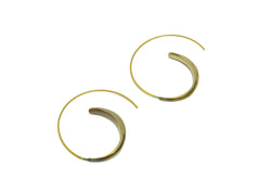 Brass spiral hoops