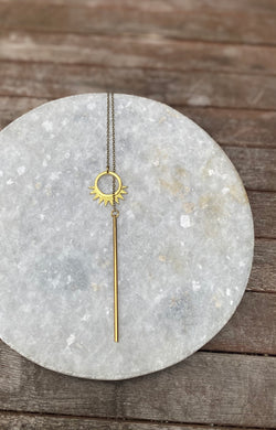 Brass sunbeam Lariat