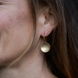 Small bowl earrings