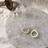 Organic circle studs